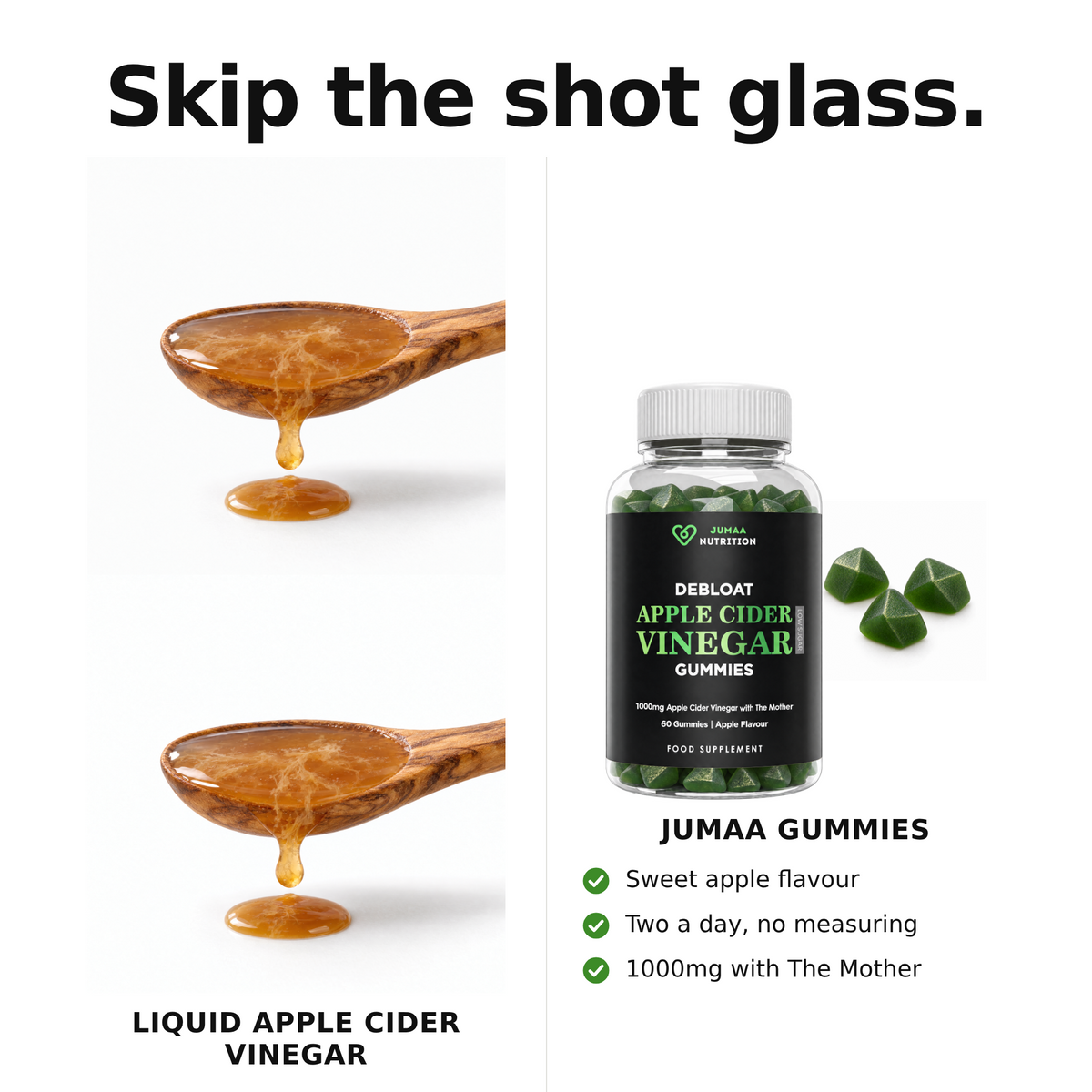 Debloat Apple Cider Vinegar Gummies